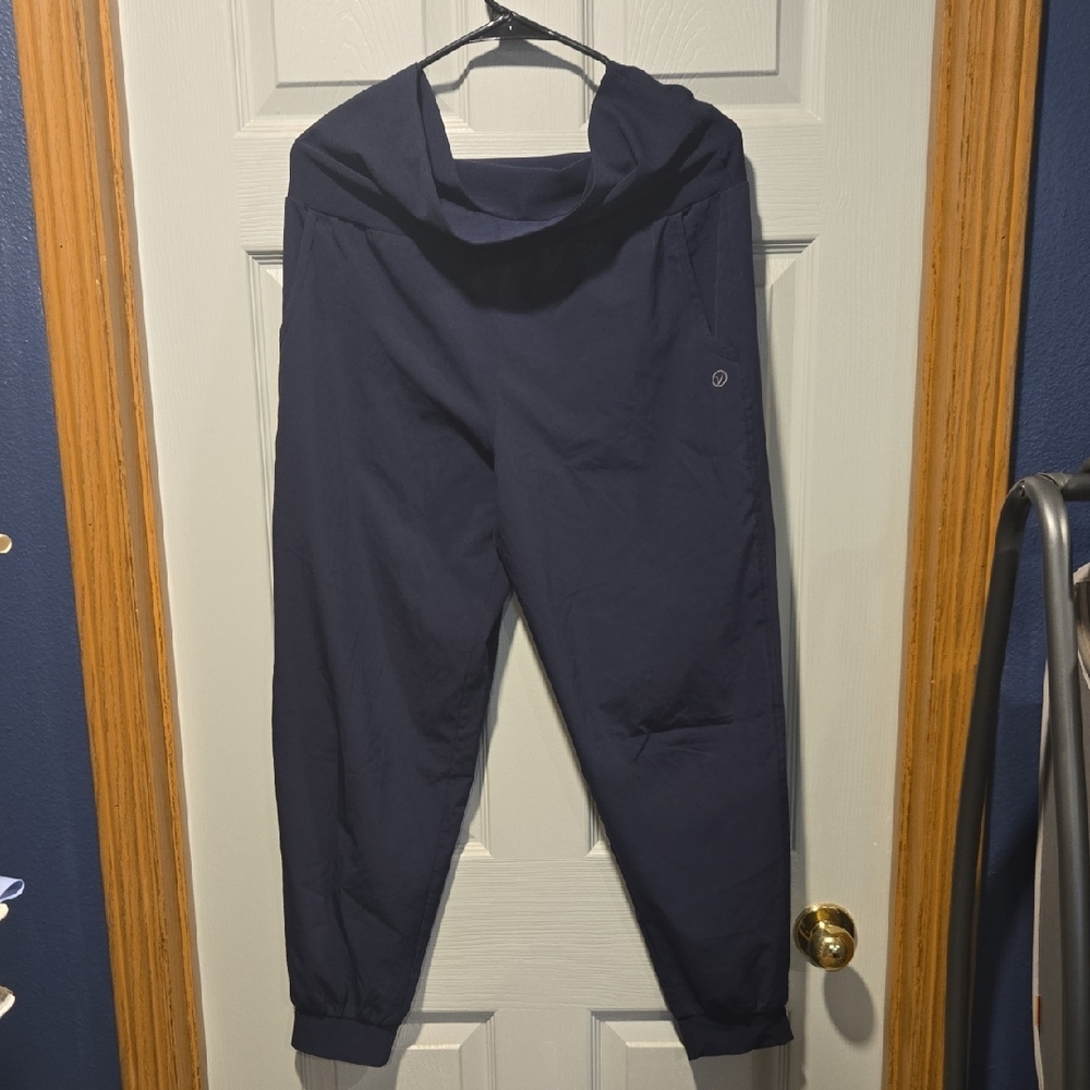 Navy Blue Maternity Jogger Pants